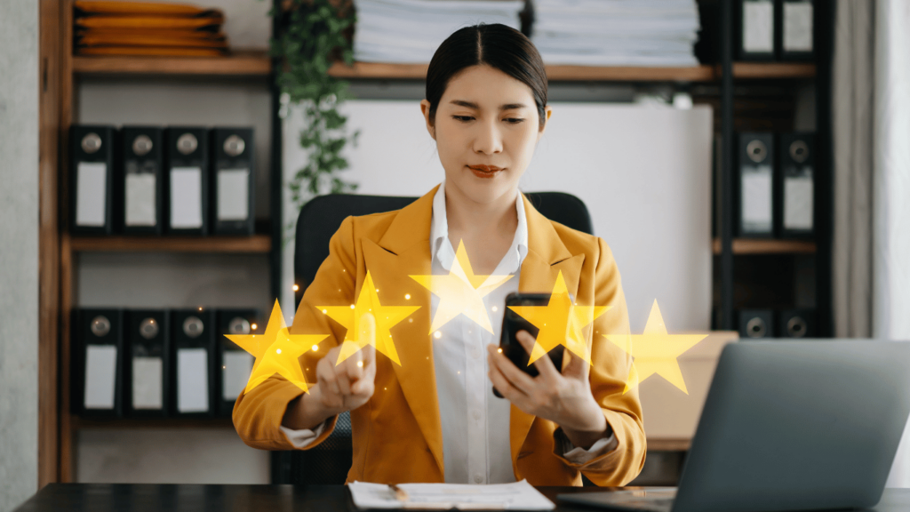 High customer satisfaction score