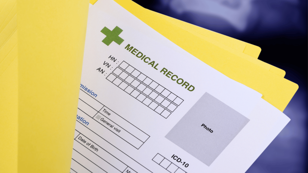 Customer support agent accessing healthcare data