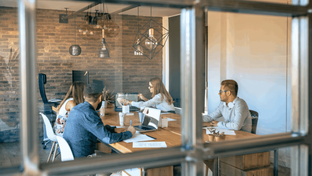 Part time workers working on a specific project