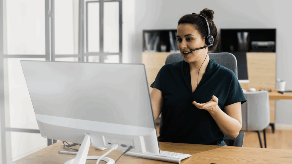 Virtual assistant being onboarded and oriented by the company